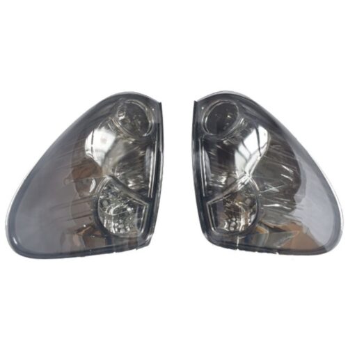 Pair Smoke Black Rear Tail Light Lamp For Mitsubishi Triton Colt ML MN Ute 06~15