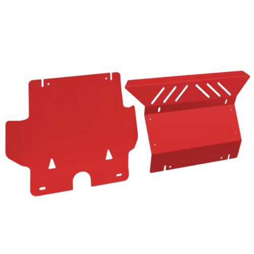 2pcs Bash Plate For Toyota Hilux N70 SR SR5 2005-2015 3mm Red Front Guard Protect