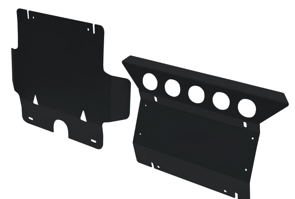 Bash Plate Front Sump Guard 3mm Black For Toyota Hilux SR SR5 KUN GGN 2005-2015