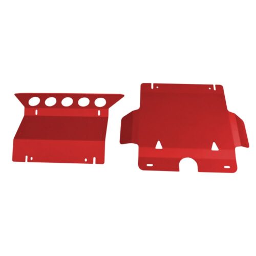 Bash Plate Front Sump Guard Red 3mm Vigo For Toyota Hilux 2005-2015 KUN16 26 N70 SR SR5