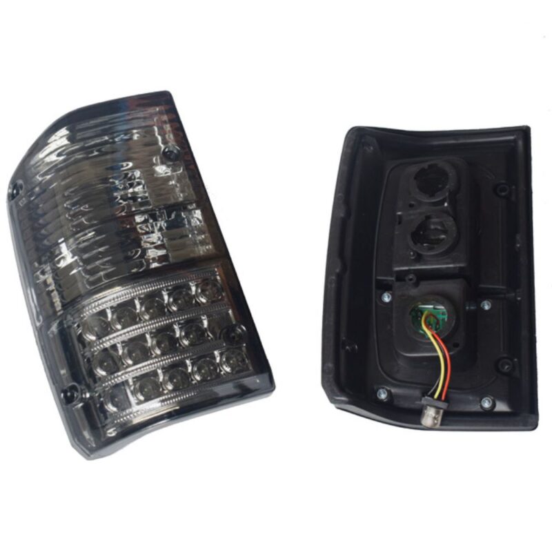 Pair Smoked LED Tail Light Lamps For Nissan Patrol GQ 1&2 Series 1988-1997 - Image 2