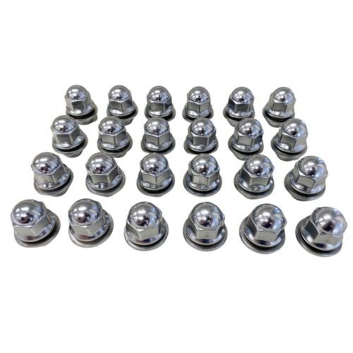 24 x Shank Washer Alloy Wheel Nuts For Mitsubishi Pajero NS Triton ML Challenger Lancer GTO