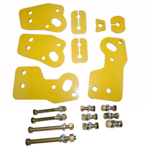 Front Rated Recovery Tow Points Kit For Mitsubishi Triton MQ MR 2015-2021 WLL 5000KG