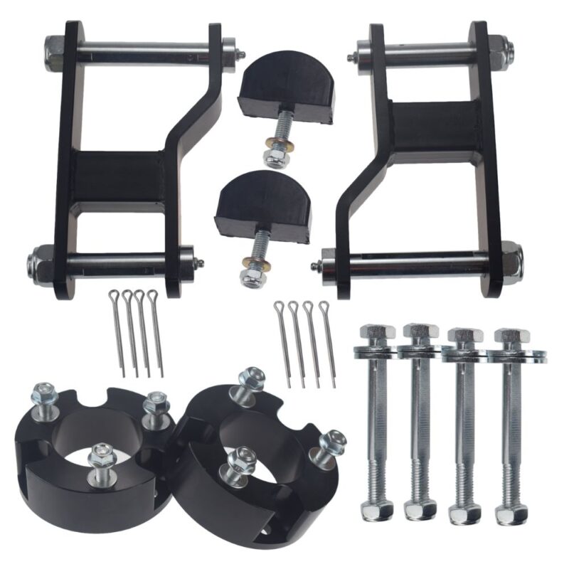 Nissan Navara D40 Suspension Lift Kit 2.5" Front 2" Rear Greaseable Shackle