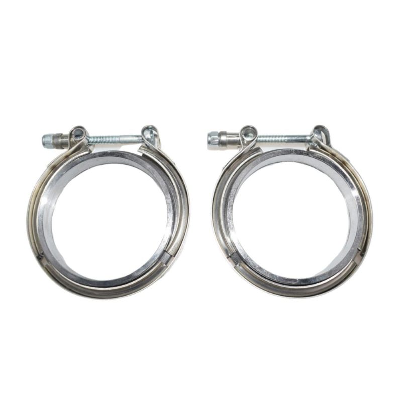 3" inch 76mm Universal Exhaust V-band Clamp and Flanges Kit Intercooler Parts - Image 2
