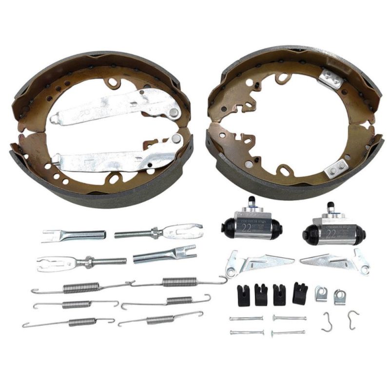 Rear Brake Shoes + Wheel Cylinders Adjuster Kit Fit For Toyota Hilux GUN126R KUN26 2015-2019