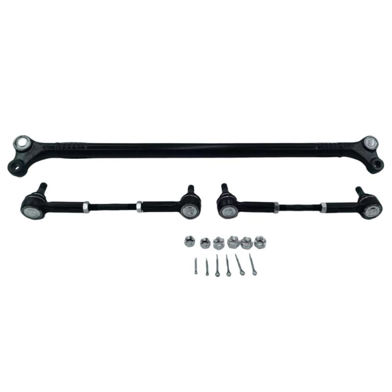 Front Steering Drag Link Tie Rod End + Sway Bar Link Fit For Nissan Navara D22 4WD 1997-2005 - Image 2