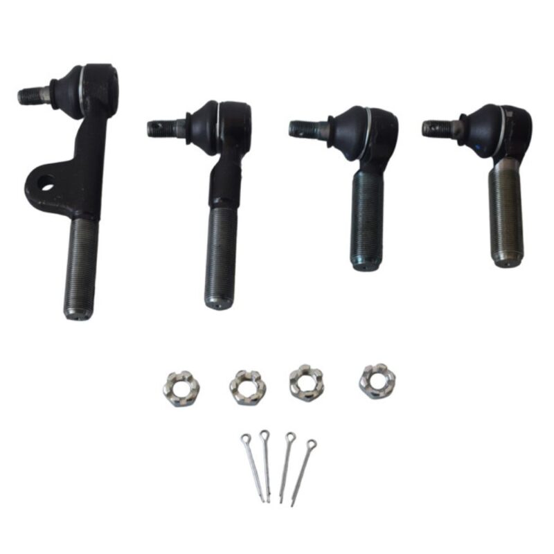 Steering Tie Rod End Kit Relay Rod Set Fit For Landcruiser 80 Series HZJ80R HDJ80R