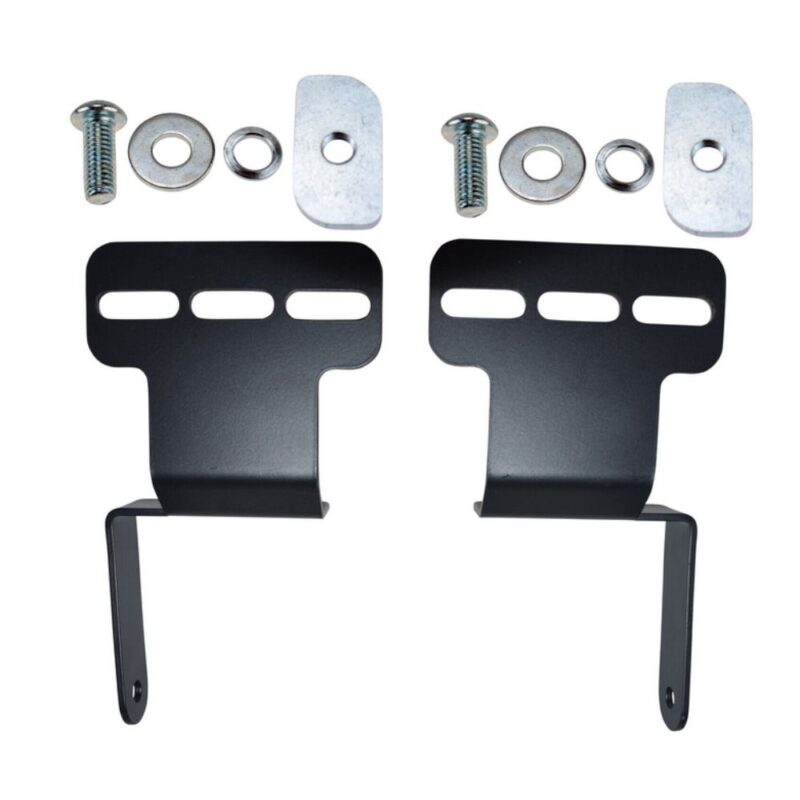 2 x LED Light Bar Brackets And Hardware Fit For Rhino Pioneer Platform Roof Racks