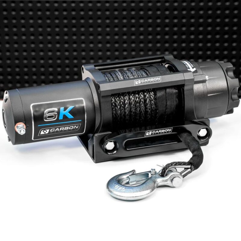 Carbon Offroad 6000lb ATV/Small 4X4 Winch 24V