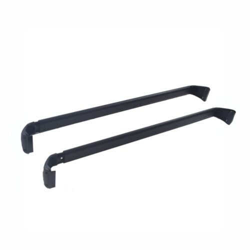 Set of Black Cross Bar Roof Rack Side Rail Fit For Jeep Wrangler JK 2007-2018